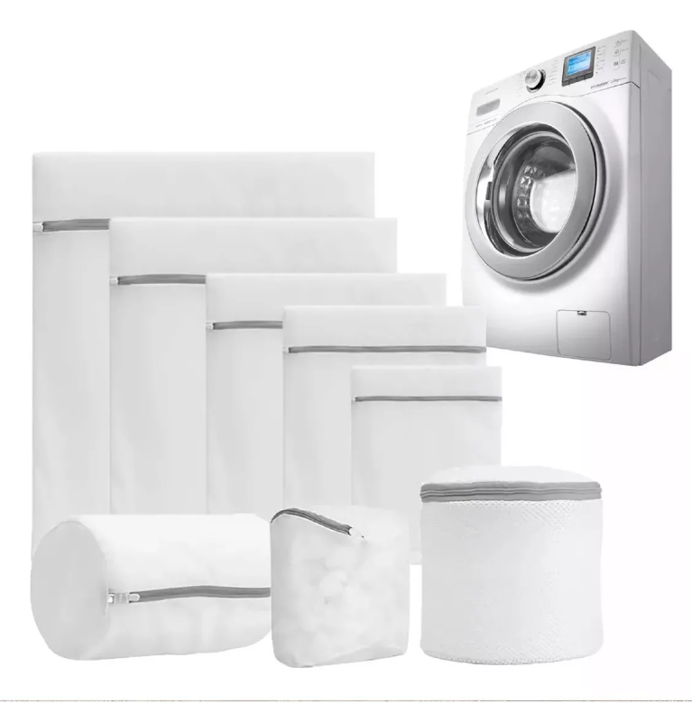 SET X8 BOLSAS MALLA FINA PARA LAVAR ROPA