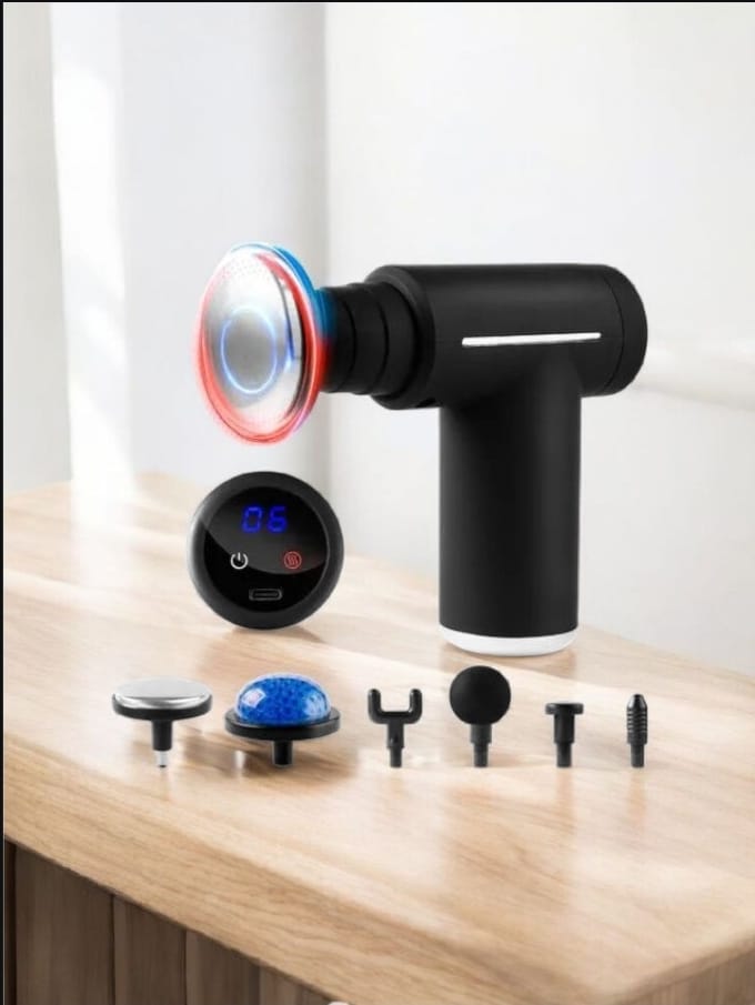 Pistola Masajeadora Percutora 6 Niveles