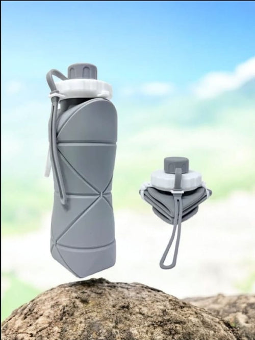 Botella Agua Termica Silicona Plegable P